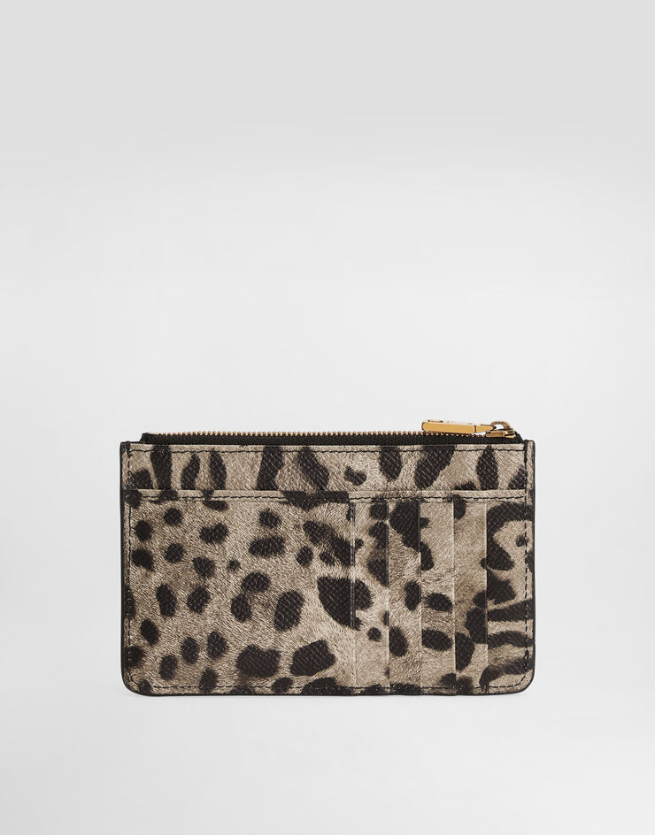Dolce & Gabbana Kartenetui aus Dauphine-Kalbsleder mit Leoparden-Print Dolce & Gabbana Kartenetui aus Dauphine-Kalbsleder mit Leoparden-Print Drucken BI1261AX566