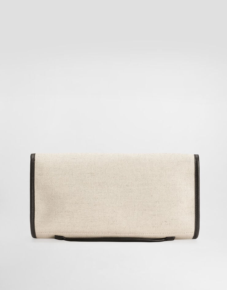 Dolce & Gabbana Atene salt&pepper and calfskin necessaire Multicolor BP3438AG440