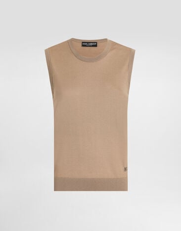 Dolce & Gabbana Pullover in Cashmere Beige FXT63ZJBW0P