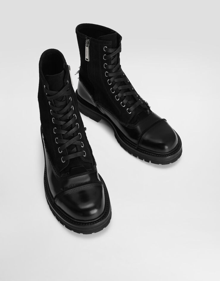 Dolce & Gabbana Calfskin ankle boots Black A60646A0791