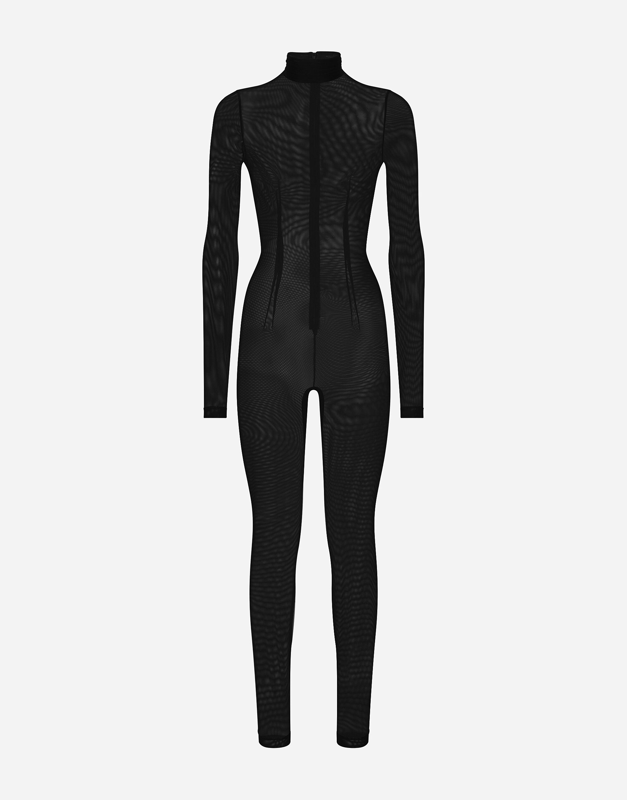 KIM DOLCE GABBANA Tulle jumpsuit in Black for Women Dolce Gabbana