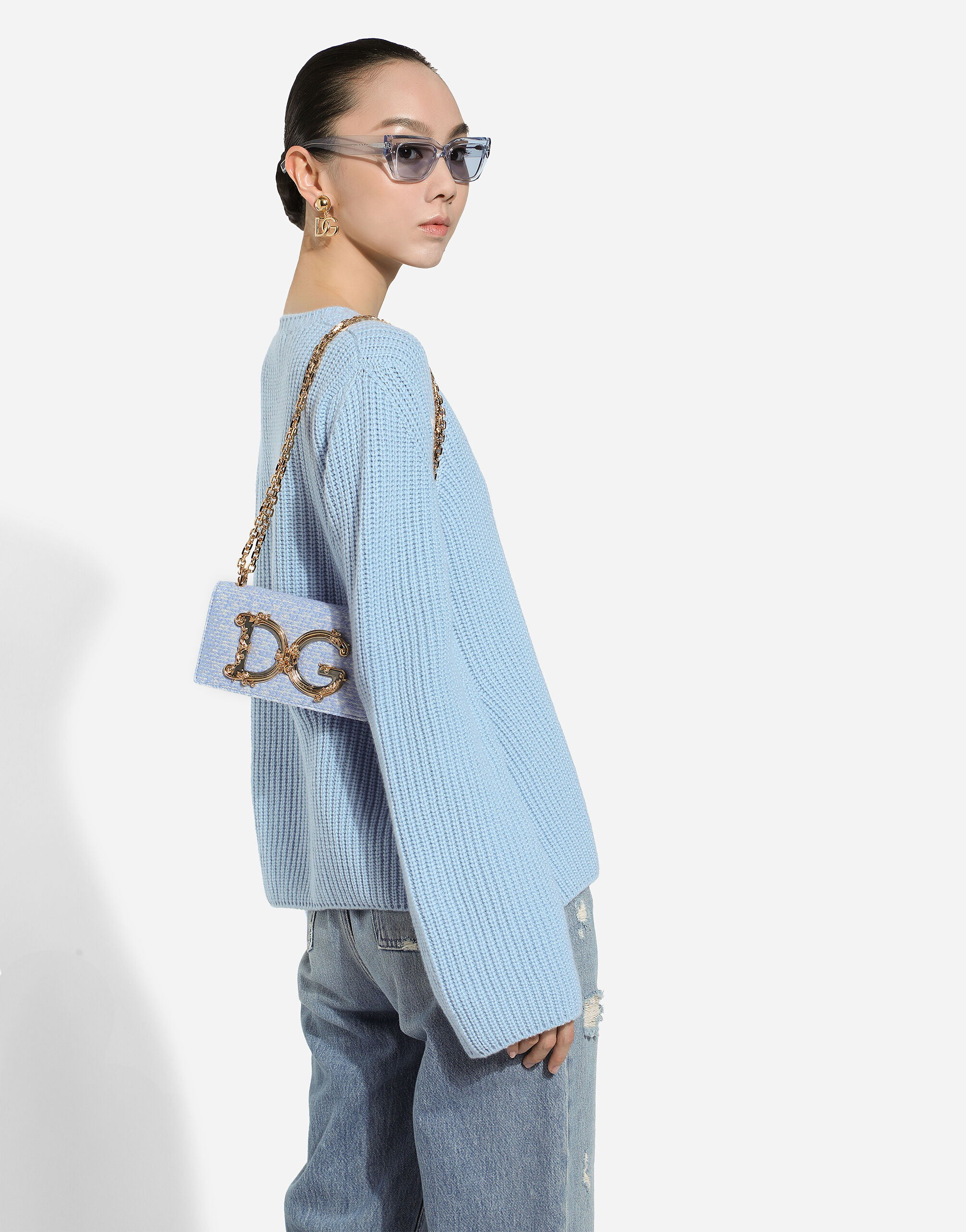 DG Girls phone bag in Light Blue for Women Dolce Gabbana US