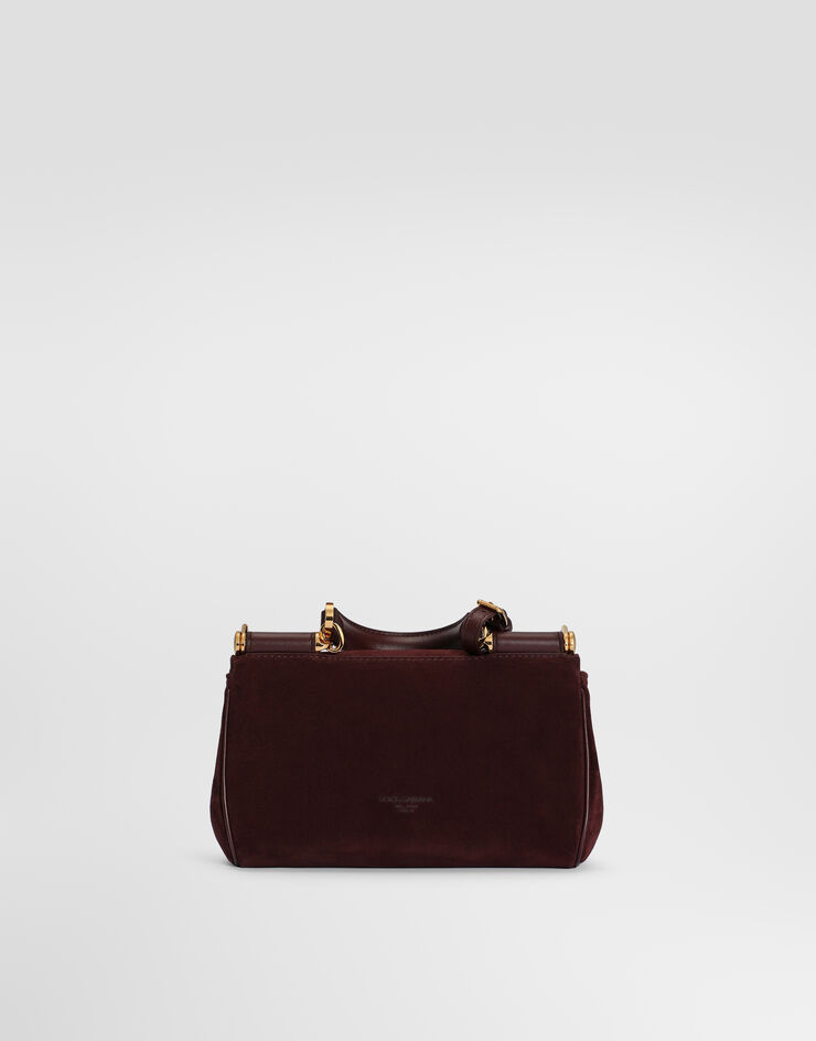 Dolce & Gabbana Mini My Sicily handbag in split leather Dolce & Gabbana Mini My Sicily handbag in split leather Bordeaux BB7864BO903