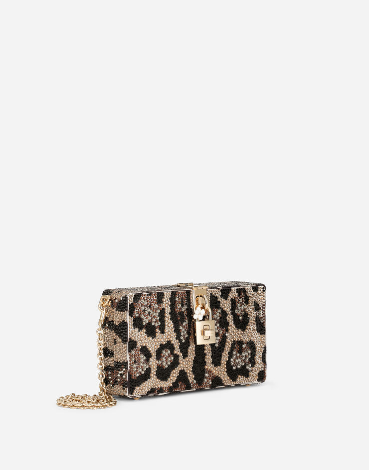 Dolce & Gabbana Clutch Dolce Box mit Thermostrass Mehrfarbig BB6246AK206