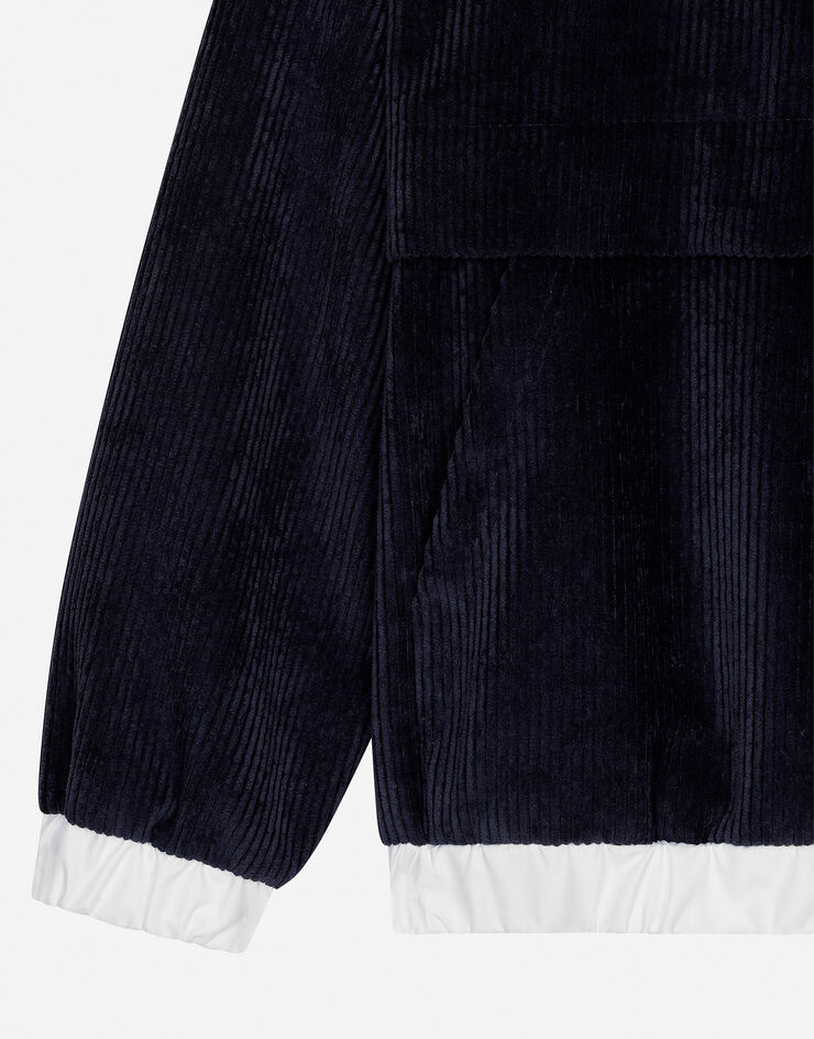 Dolce & Gabbana FELPA CON CAPPUCCIO Blu L4JWJUFUWE3