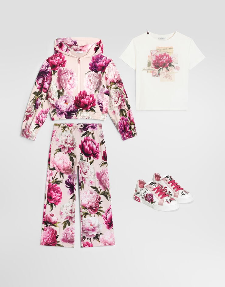Dolce & Gabbana سويت شيرت من قطن بطبعة زهور الفاوانيا Dolce & Gabbana سويت شيرت من قطن بطبعة زهور الفاوانيا متعدد الألوان L5JWDMG7QWQ