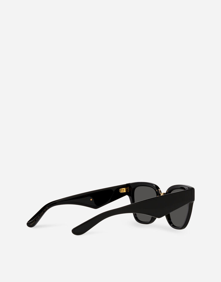 Dolce & Gabbana DG Crossed Sunglasses Black VG443EVP187