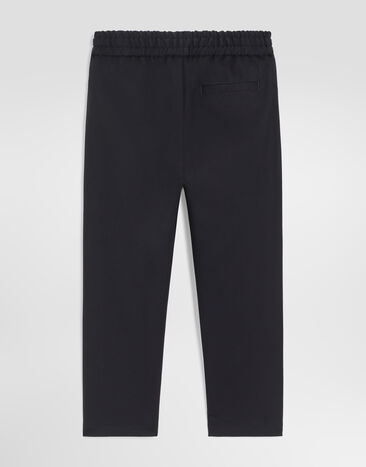 Dolce & Gabbana Techno gabardine trousers Blue L45P52FUZEM