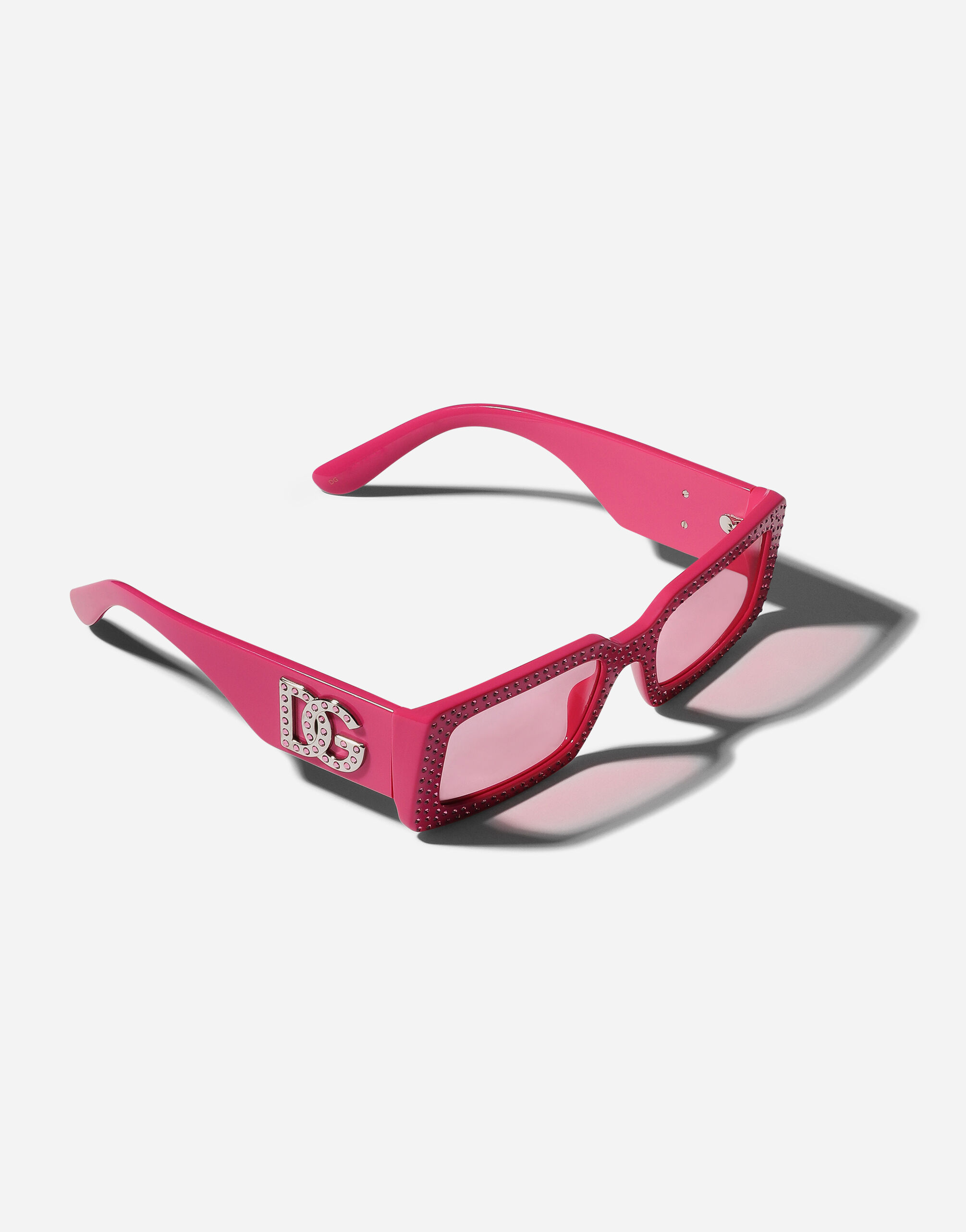 Dolce gabbana hot sale crystal sunglasses