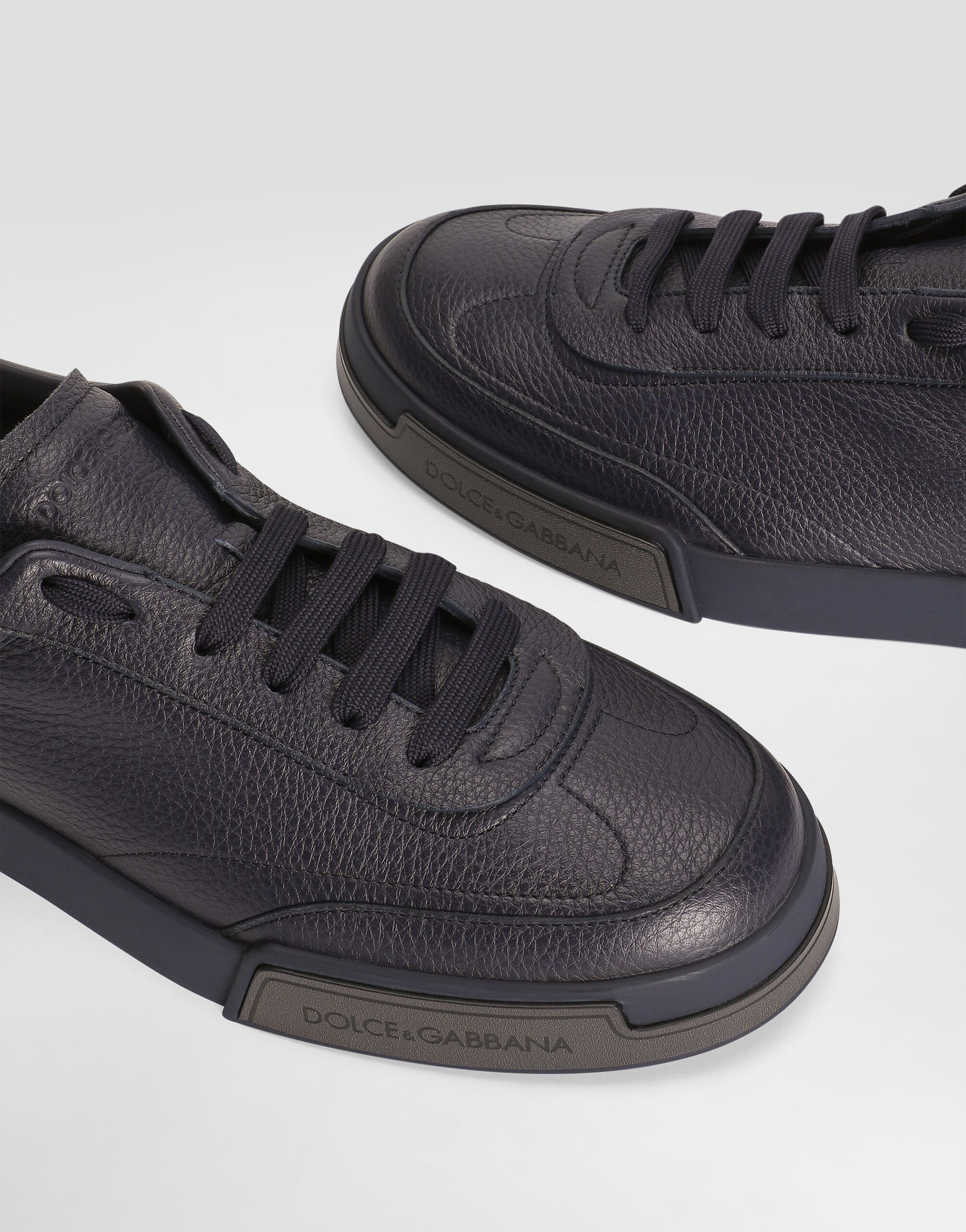 スニーカー Dolce&Gabbana PORTOFINO YACHT SNEAKERS Calfskin Portofino Yacht sneakers in Multicolor for Men