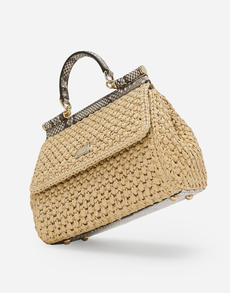 Dolce & Gabbana حقيبة يد سيسيلي متوسطة حيادي BB6003A2Y84