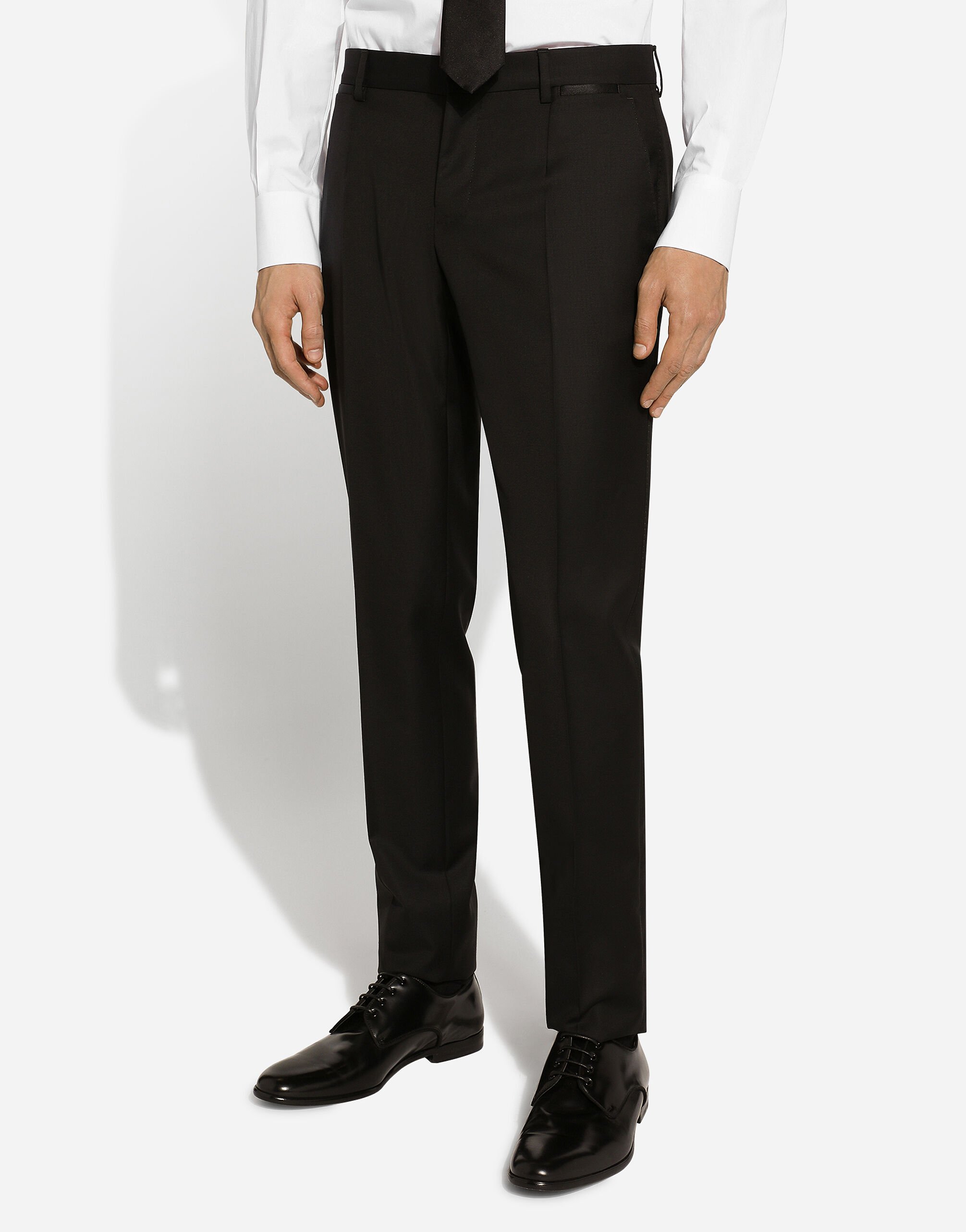 Single-breasted tuxedo suit in Black for Men | Dolce&Gabbana® US