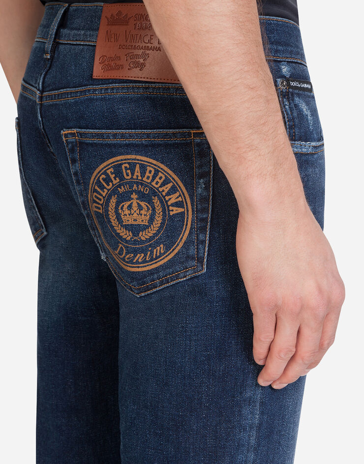 Dolce & Gabbana Stretch slim-fit jeans СИНИЙ GY07CDG8BE1