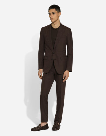 Dolce & Gabbana Single-breasted Taormina-fit suit Dolce & Gabbana Single-breasted Taormina-fit suit Brown GKAHMTFUTBT
