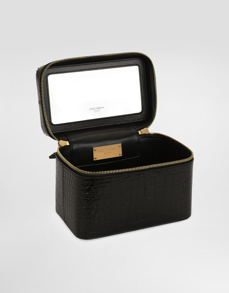 Dolce & Gabbana Sicily handbag in alligator leather Black BB7732B2EM0
