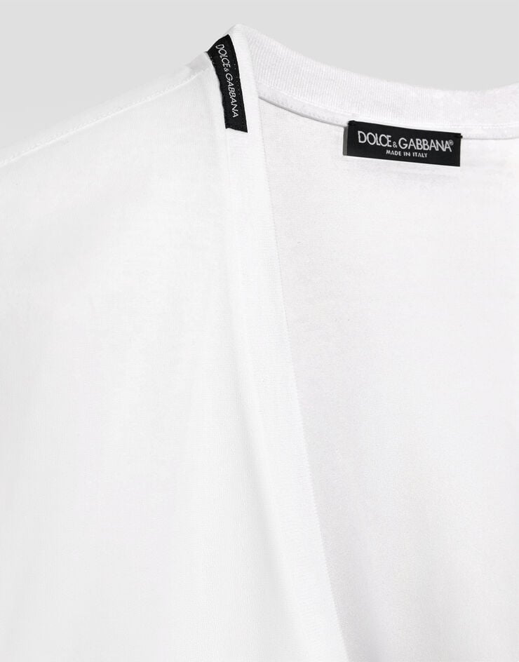 Dolce & Gabbana Jersey T-shirt Dolce & Gabbana Jersey T-shirt White G8QD3TFU7EQ
