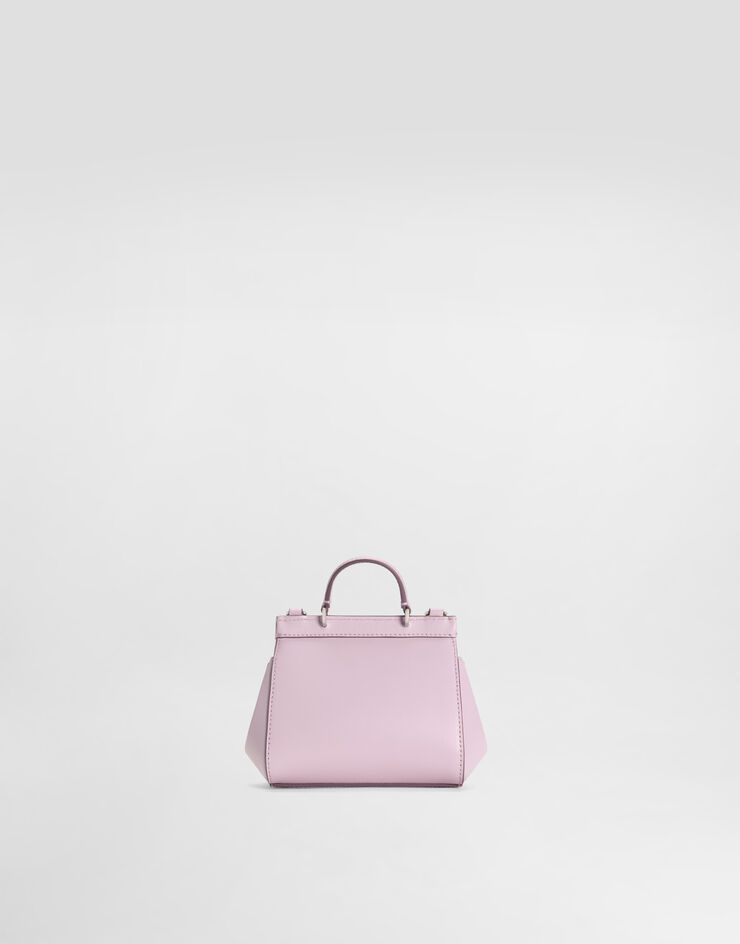 Dolce & Gabbana Calfskin nappa Sicily crossbody bag Lilac EB0003AU605