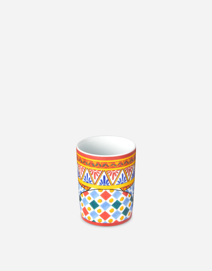 Dolce & Gabbana Vaso de agua de porcelana Multicolor TCB031TCA24