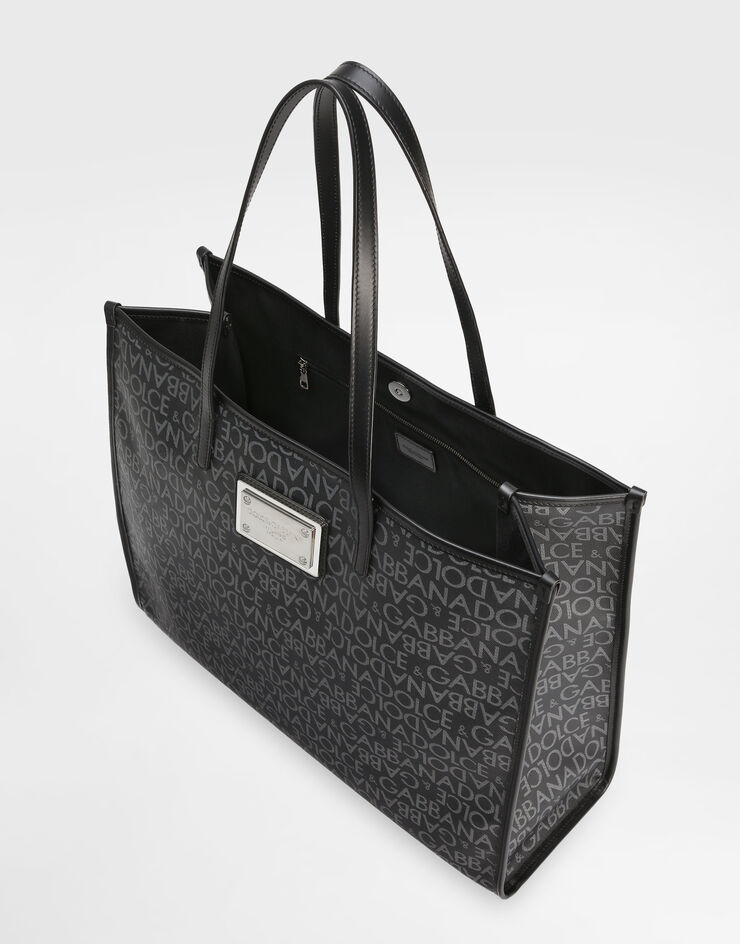 Dolce & Gabbana Large coated jacquard shopper Multicolor BM2274AJ705
