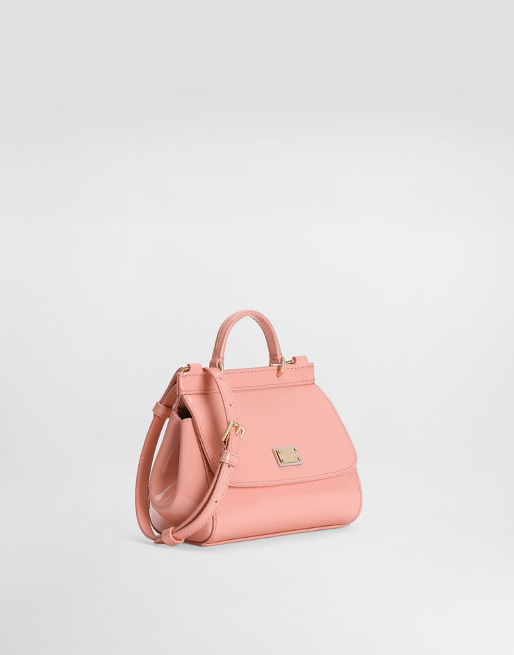 Dolce & Gabbana Patent leather sicily handbag Pink EB0003A1067