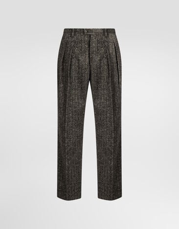 Dolce & Gabbana Striped wool blend trousers Dolce & Gabbana Striped wool blend trousers Multicolor GP166TFRZAN