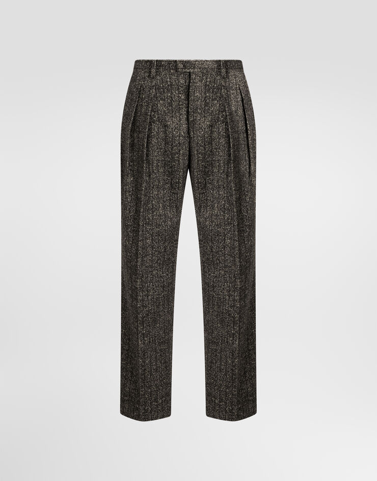 Dolce & Gabbana Striped wool blend trousers Dolce & Gabbana Striped wool blend trousers Multicolor GP166TFRZAN