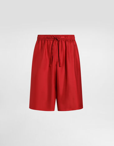 Dolce & Gabbana Vanity silk twill bermuda Red GV5MAZFU1XB