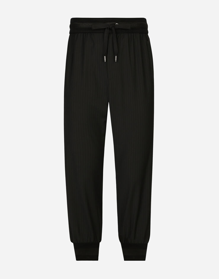 Dolce&Gabbana Pantalon de jogging à rayures tennis et bandes à logo Multicolore GVWNHTGG810