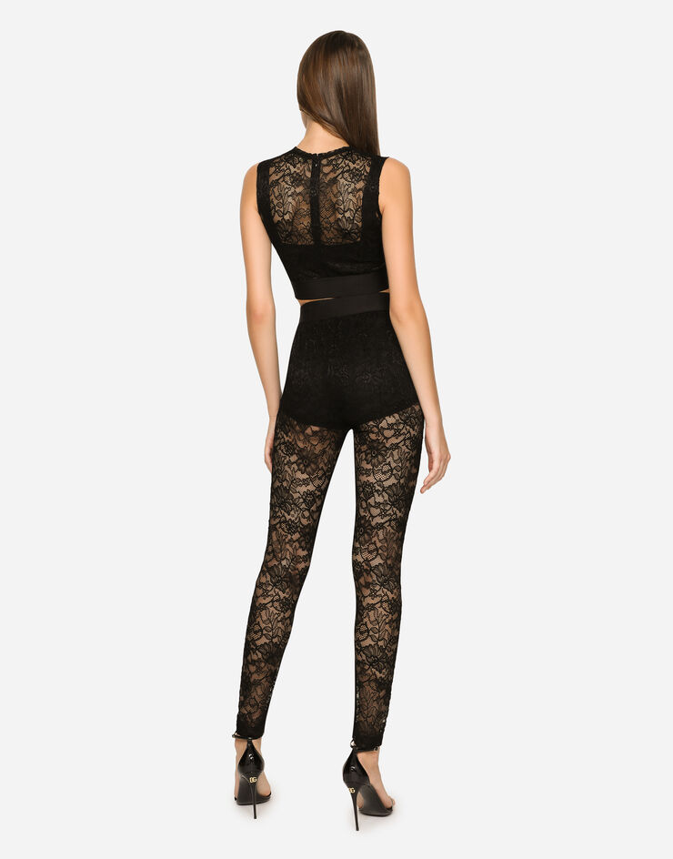 Dolce & Gabbana Lace leggings Black FTB5TTFLRFE