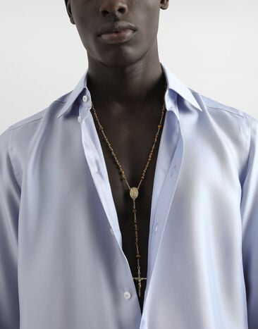 Dolce & Gabbana Rosary necklace stones Gold WNR5S1W1111
