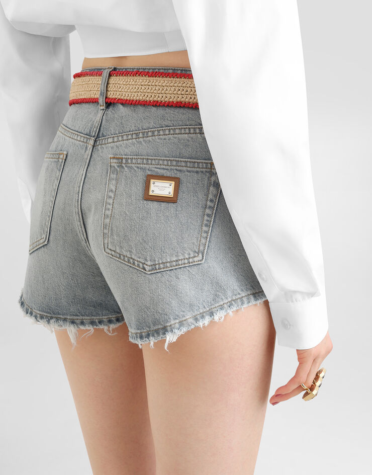 Dolce & Gabbana Denim shorts Multicolor FTC7DDG8PY6