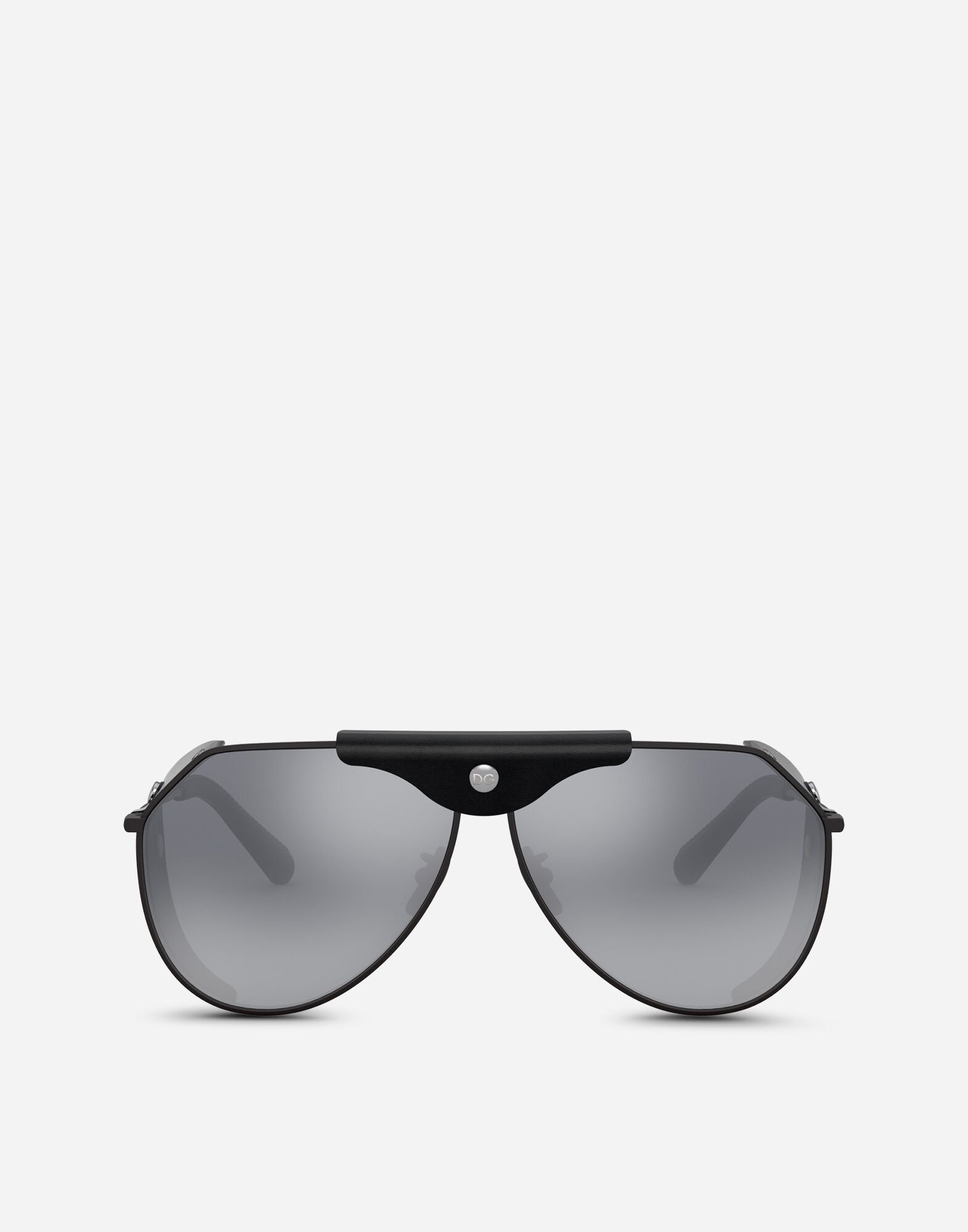 Dolce & Gabbana نظارة شمسية بنما أسود و ذهبي VG2285VM281