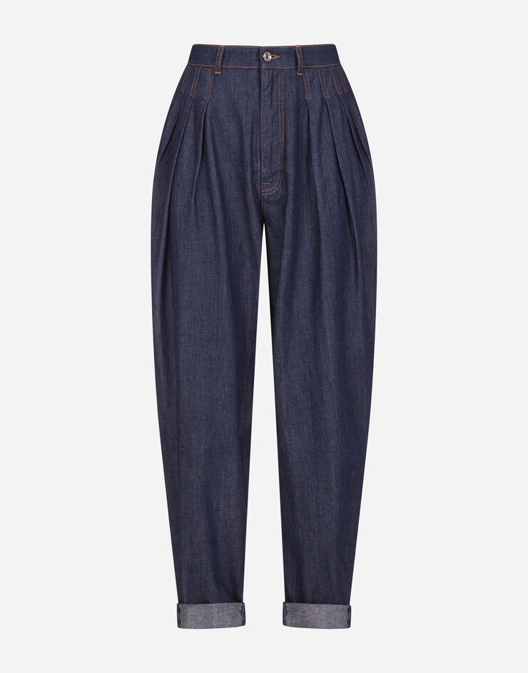 Dolce & Gabbana DENIM BALLOON PANTS BLU FTBPDDG899T