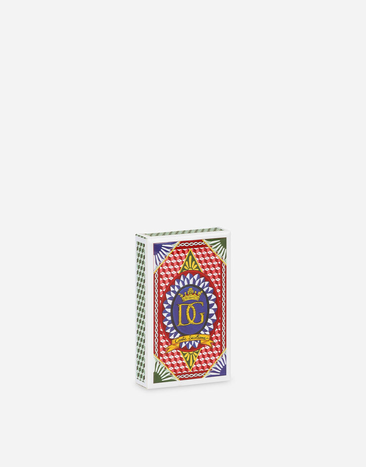 Dolce & Gabbana Sicilian Briscola Playing Cards Multicolor TCC206TCAG1