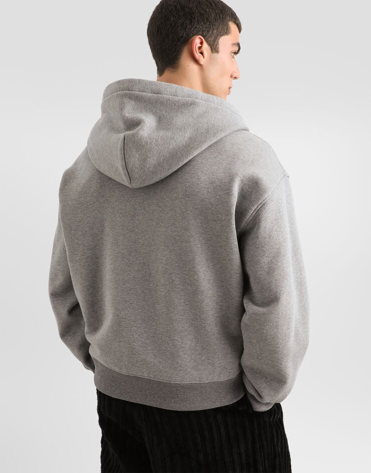 Dolce & Gabbana Cotton hooded sweatshirt Multicolor G9CIRTHU7ME