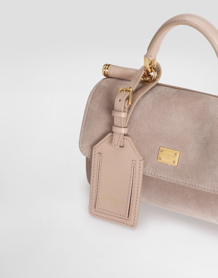 Dolce & Gabbana Mini My Sicily handbag in split leather Dolce & Gabbana Mini My Sicily handbag in split leather Multicolor BB7864BO903