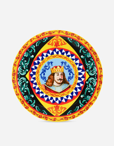 Dolce & Gabbana Porcelain Charger Plate Multicolor TC0010TCA88