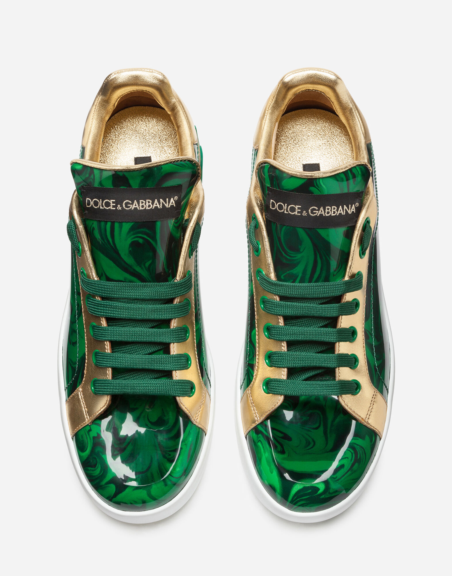 Sneakers Portofino In Vernice - Scarpe Donna | Dolce\u0026Gabbana