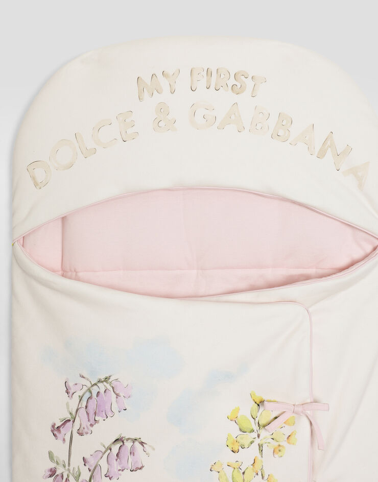 Dolce & Gabbana Interlock baby nest Dolce & Gabbana Interlock baby nest White LNJAJ1G7P8V