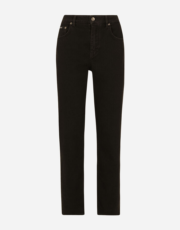 Dolce & Gabbana Boyfriend Jeans aus Denim mit Rissen Mehrfarbig FTAIADG8EY4