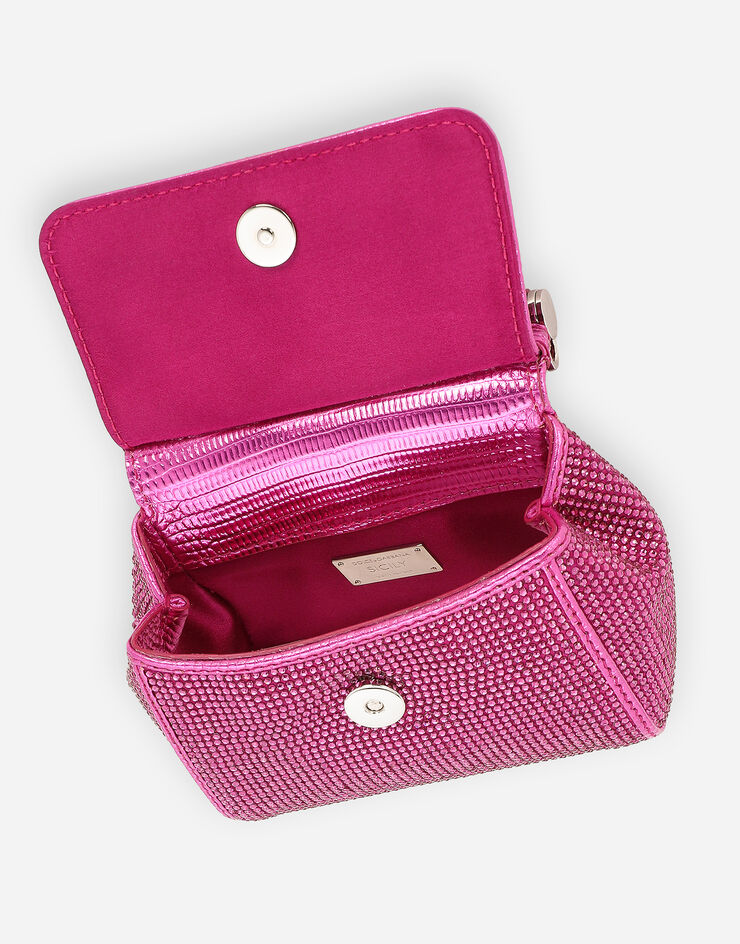 Dolce&Gabbana Minibolso de mano Sicily Fucsia BB6494AO917