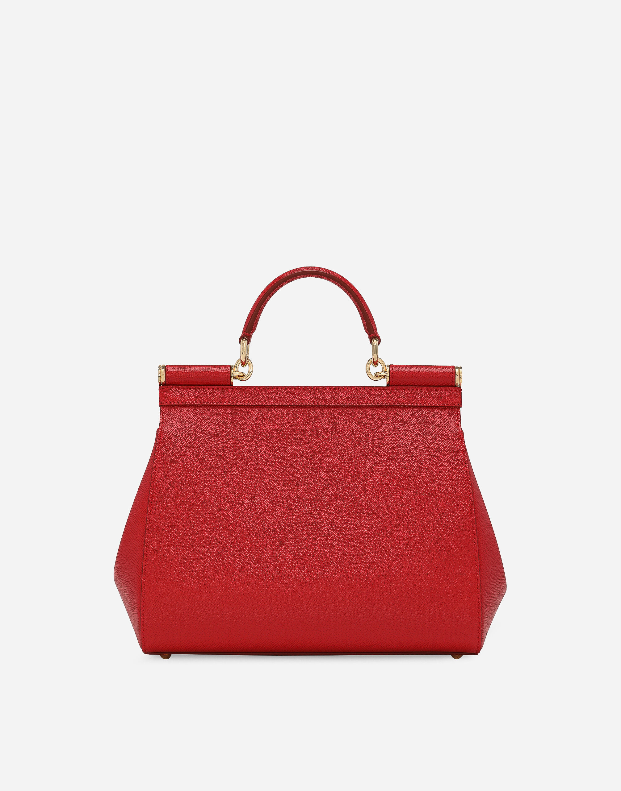 Medium sicily handbag 2025 in dauphine leather