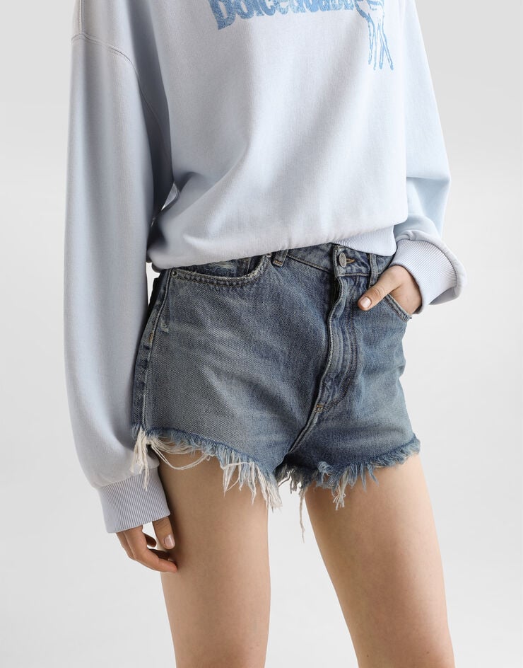 Dolce & Gabbana Denim shorts Dolce & Gabbana Denim shorts Multicolor FTDHBDG8OS1