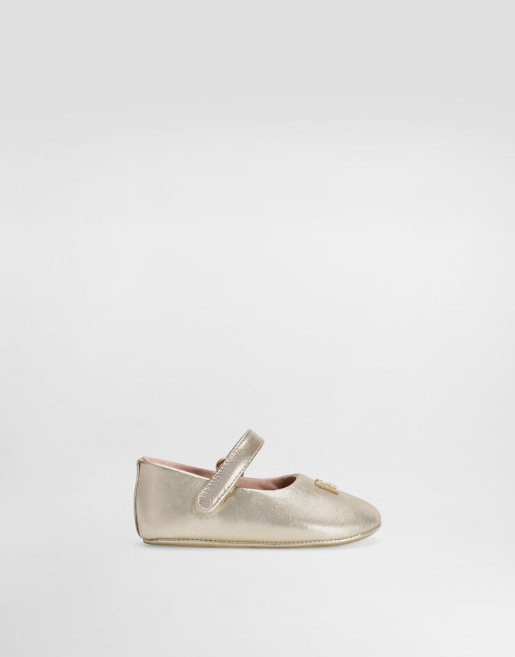 Dolce & Gabbana Laminated nappa leather ballet flats Dolce & Gabbana Laminated nappa leather ballet flats Grey DK0161AJ133