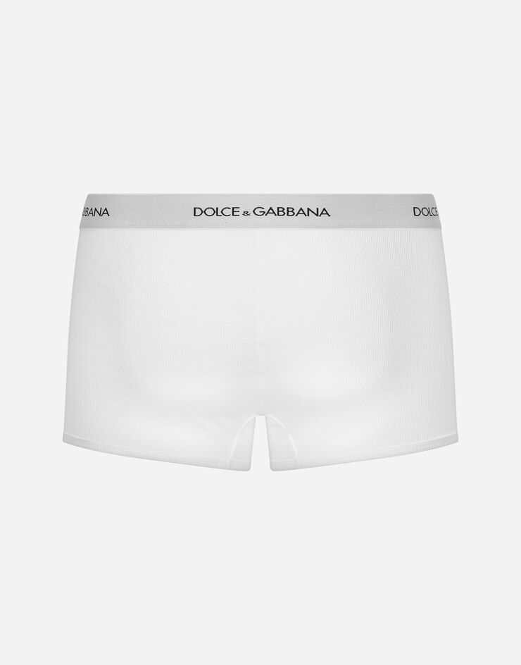 Dolce & Gabbana Boxer regular cotone a costine White M4C13JONN96
