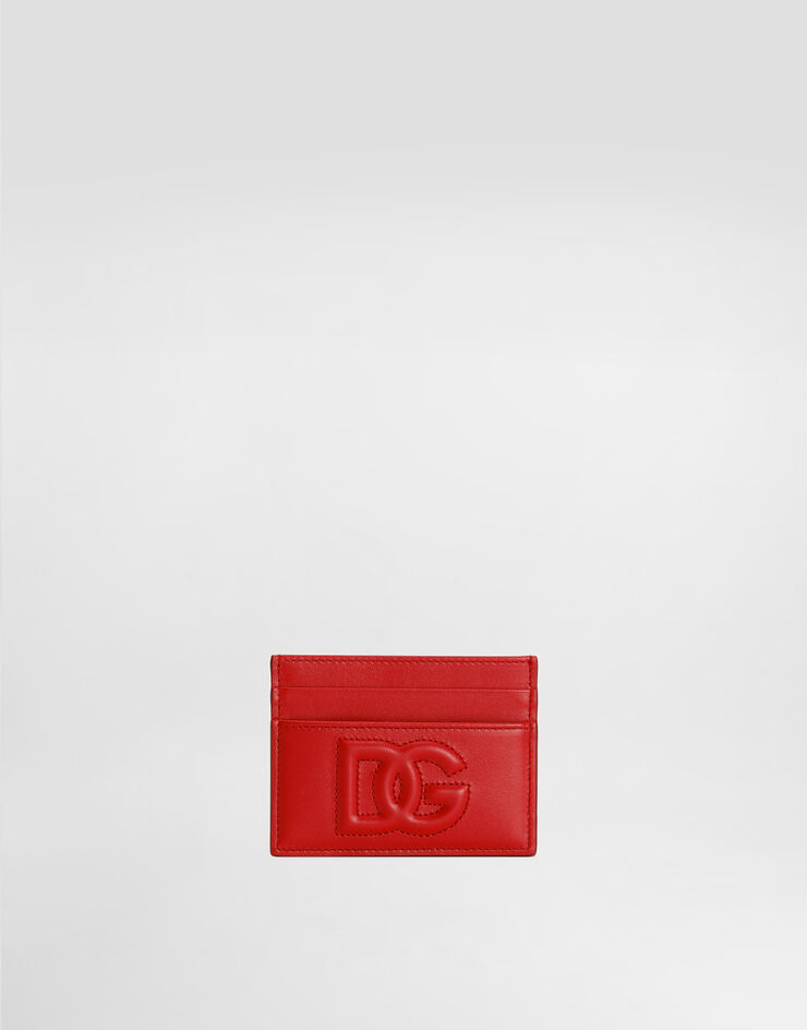Dolce & Gabbana Kartenetui DG Logo Rot BI0330AG081