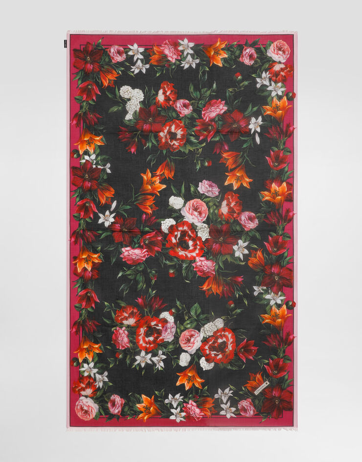 Dolce & Gabbana Flower-print cotton sarong Print O4A01JON08G