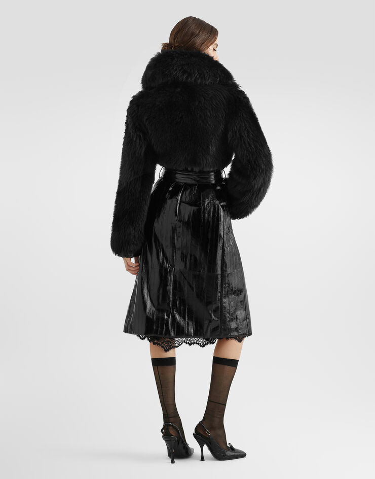 Dolce & Gabbana Eel coat Dolce & Gabbana Eel coat Black F0G1XFGDD3N