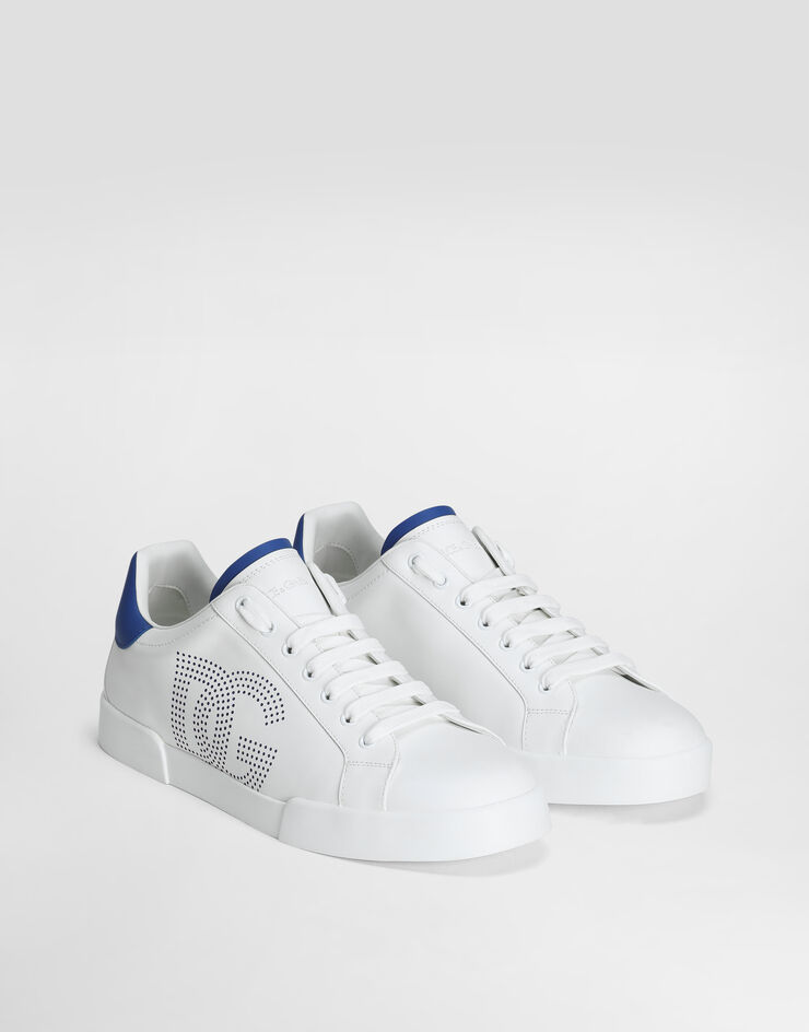 Dolce & Gabbana Sneakers Strobel Portofino Light en cuir de veau nappa Multicolore CS2324AV066