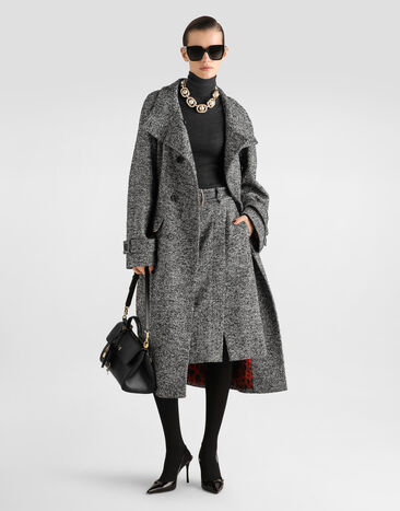 Dolce & Gabbana Wool-blend skirt Multicolor F4DE7TFMZAK